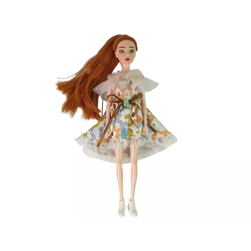 LEAN TOYS Baby Doll Emily Autumn Red Hair Flowers