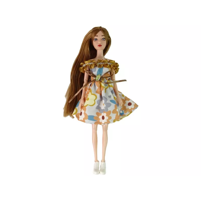 LEAN TOYS Baby Doll Emily Autumn Red Hair Hat