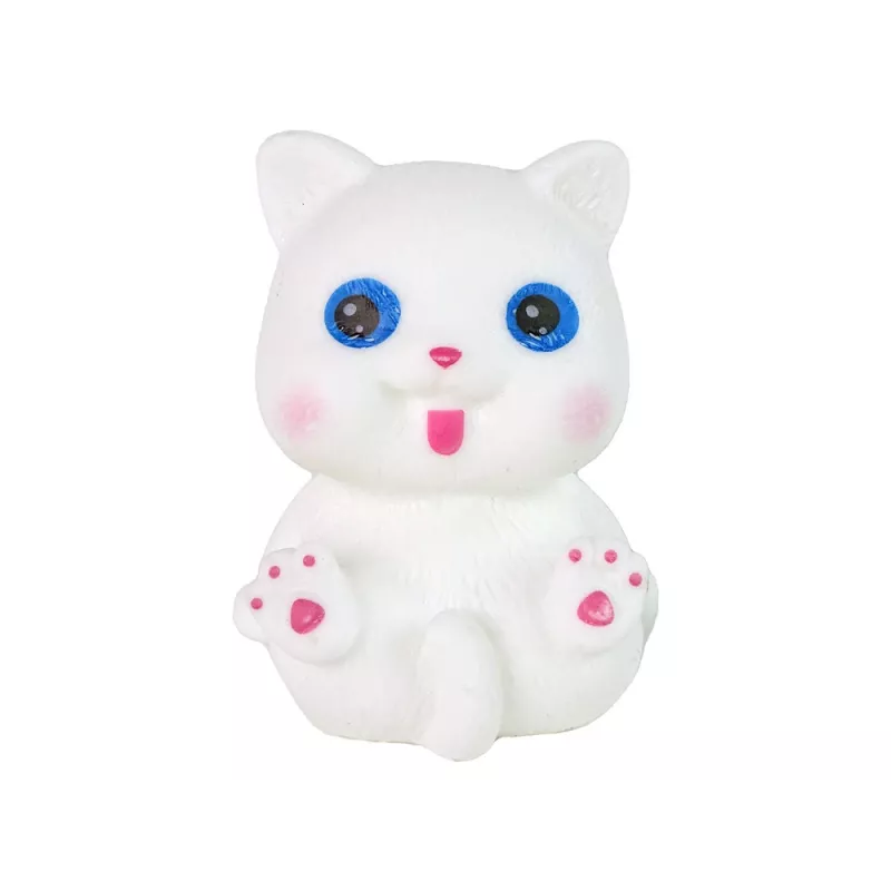 LEAN TOYS Baby Doll with Cat Long Brown Hair