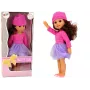 LEAN TOYS Baby Girl Doll Brown Hair