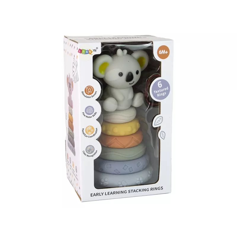 LEAN TOYS Baby Koala Pyramid