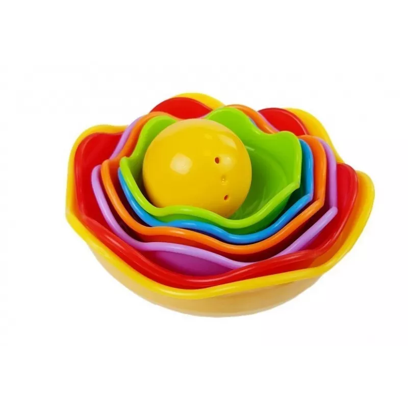 LEAN TOYS Baby Pyramid Shells