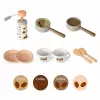 LEAN TOYS Barista rinkinys Kavamalė Mediniai aksesuarai Rožinė