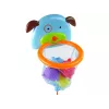LEAN TOYS vonios žaislas Mini krepšinis šuo guminė žuvis