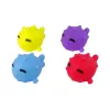 LEAN TOYS vonios žaislas Mini krepšinis šuo guminė žuvis