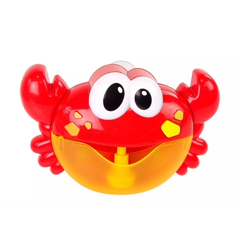 LEAN TOYS vonios žaislas muilo burbulų generatorius Raudonasis krabas
