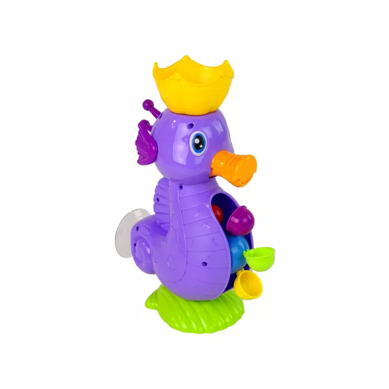 LEAN TOYS Maudymosi žaislas Jūrų arkliukas Vandens krioklys