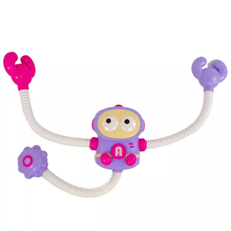 LEAN TOYS Maudymosi vandens žaislas Astronauto dušas su vandens cirkuliacija ir siurbtukais