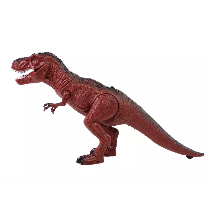 LEAN TOYS Baterijomis maitinamas dinozauras T-Rex su nuotolinio valdymo pulteliu ir garsu