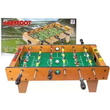 LEAN TOYS didelis futbolo stalas 70 cm futbolo sportas - stalo žaidimas su 22 žaidėjais