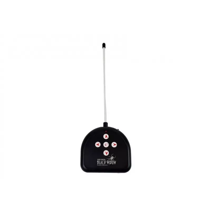 LEAN TOYS Big Hairy Spider Black Widow nuotolinio valdymo