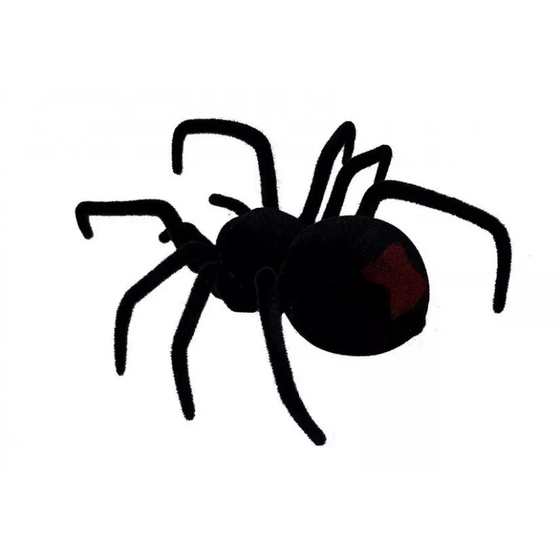 LEAN TOYS Big Hairy Spider Black Widow nuotolinio valdymo
