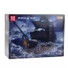 LEAN TOYS Black Pearl Pirate Ship Construction Bricks Set (5266 Pieces)