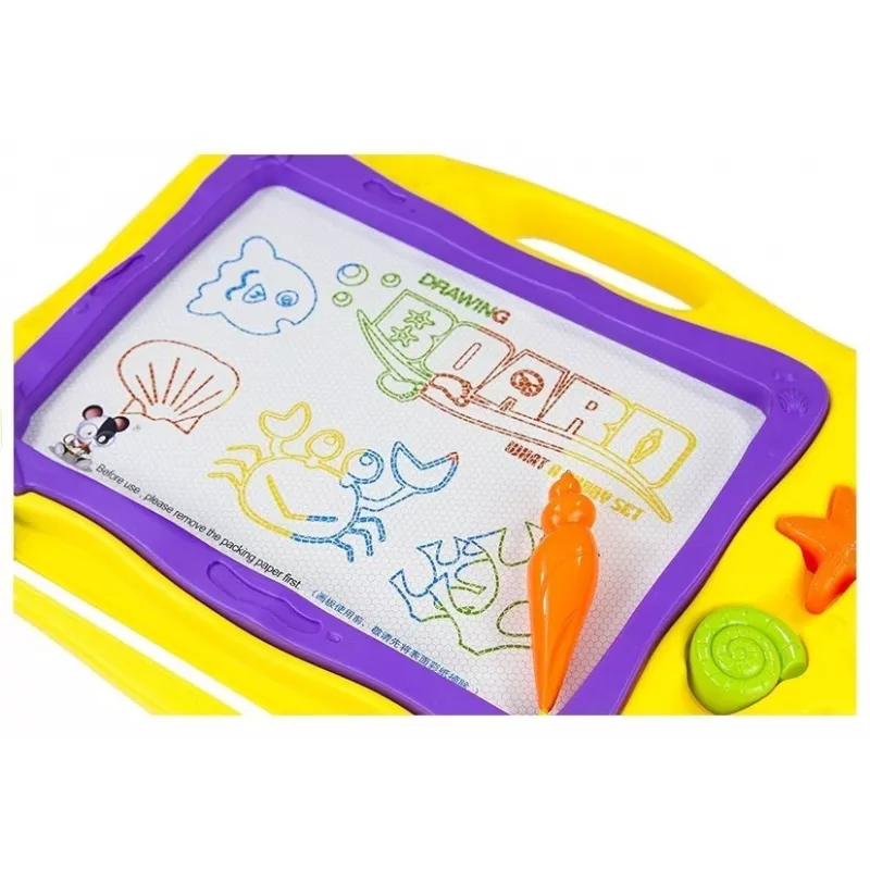 LEAN TOYS Lenta su antspaudais ir spalvingu fonu