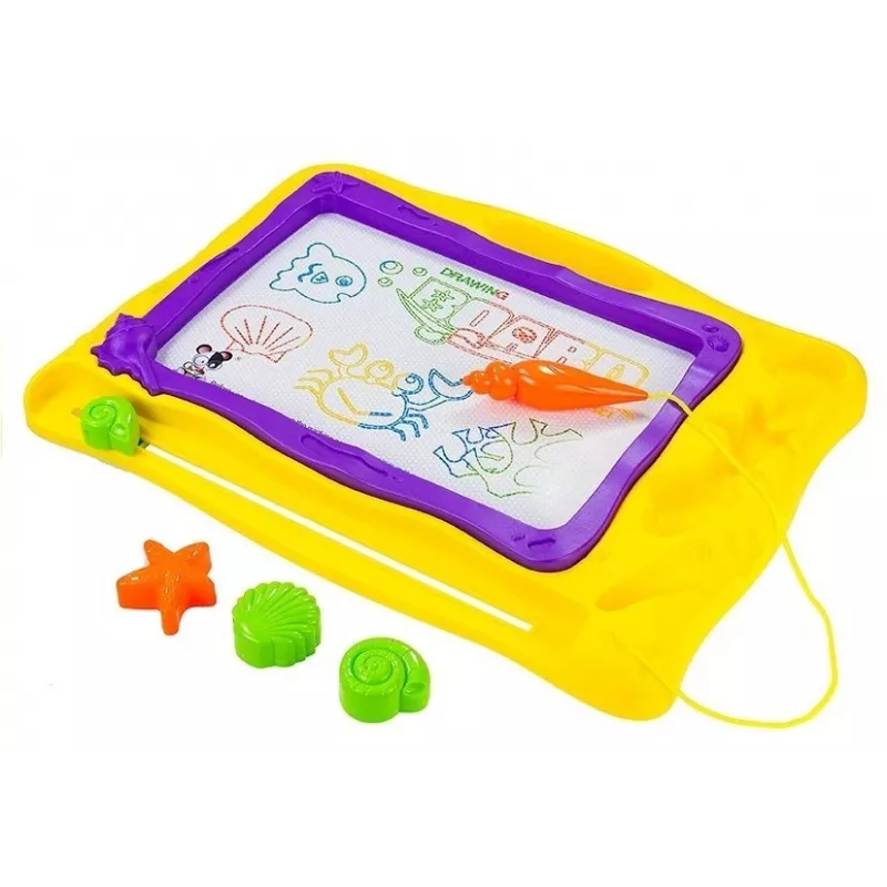 LEAN TOYS Lenta su antspaudais ir spalvingu fonu