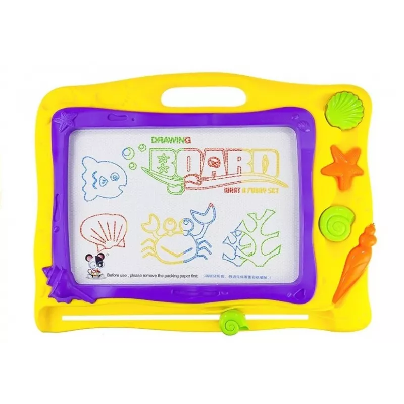 LEAN TOYS Lenta su antspaudais ir spalvingu fonu