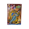 LEAN TOYS Mėlynasis kario kardo ir skydo rinkinys iš EVA putų