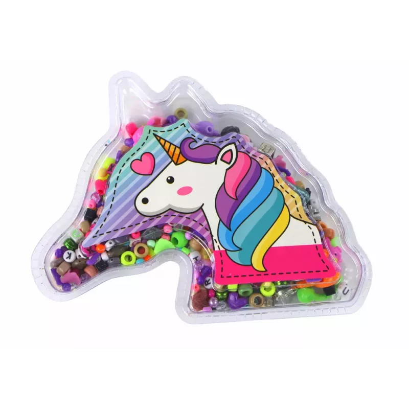 LEAN TOYS Apyrankės gaminimo rinkinys Karoliukai Pakabučiai Vienaragis Papuošalai