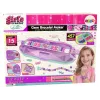 LEAN TOYS Apyrankių gamybos rinkinys su spalvotais karoliukais ir konteineriu