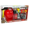 LEAN TOYS Brigade Set Fire Extinguisher Water Mask Helmet Red