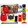 LEAN TOYS Brigade Set Fire Extinguisher Water Mask Helmet Red