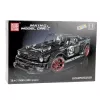 LEAN TOYS Konstrukciniai blokeliai Sportinis automobilis Mustang Hoonicorn V2 rinkinys - 3201 vnt., mastelis 1:8, ABS plastikas