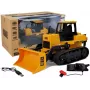 LEAN TOYS Buldozeris su vikšriniais ratais, valdomas rankos gestu 2.4G 1:28