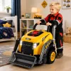 LEAN TOYS Buldozeris Ekskavatorius Išardomas Žaislas - Mažasis Šeimininkas su Šviesomis, Garsais ir Garo Efektu (3+ metai)
