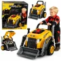 LEAN TOYS Buldozeris Ekskavatorius Išardomas Žaislas - Mažasis Šeimininkas su Šviesomis, Garsais ir Garo Efektu (3+ metai)