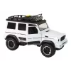 LEAN TOYS Automobilis Visureigis Baltas Garsas Šviesos Transporto Priemonė 1:14