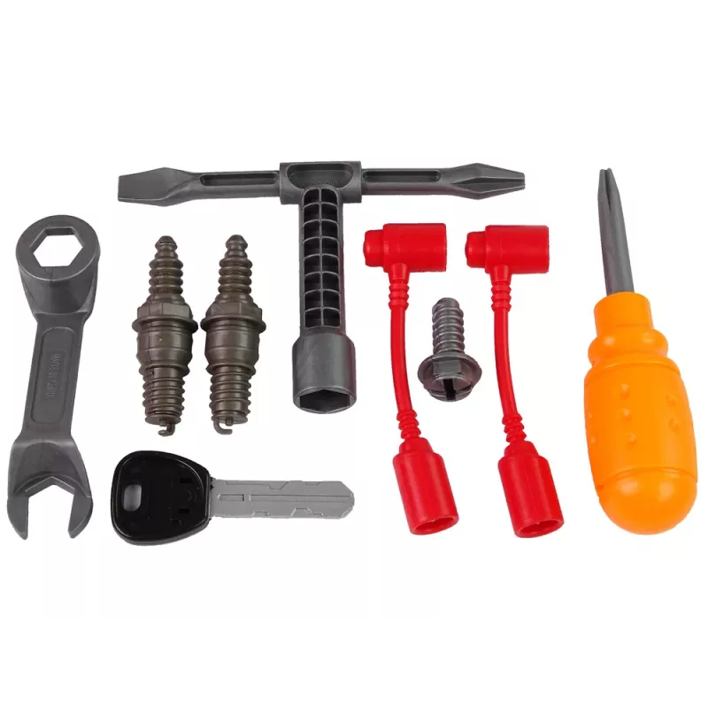 LEAN TOYS Automobilio variklis mažajam mechanikui - DIY surinkimas su šviesomis ir garsais