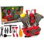 LEAN TOYS Automobilio variklis mažajam mechanikui - DIY surinkimas su šviesomis ir garsais