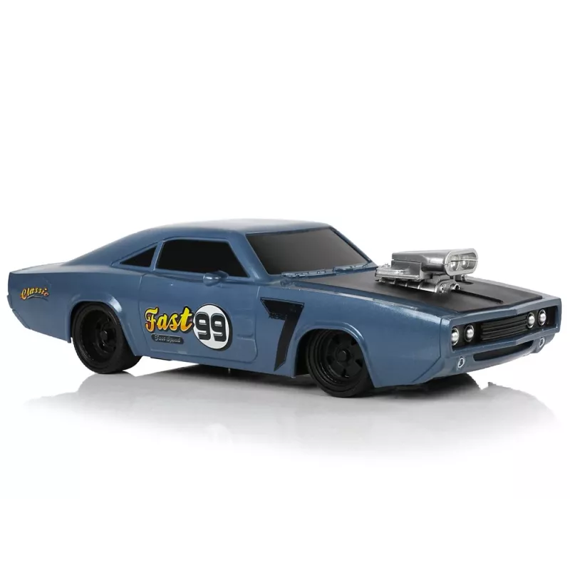 LEAN TOYS Automobilis R/C Sportinis su lipdukais 1:20 Pilkas Pilotas