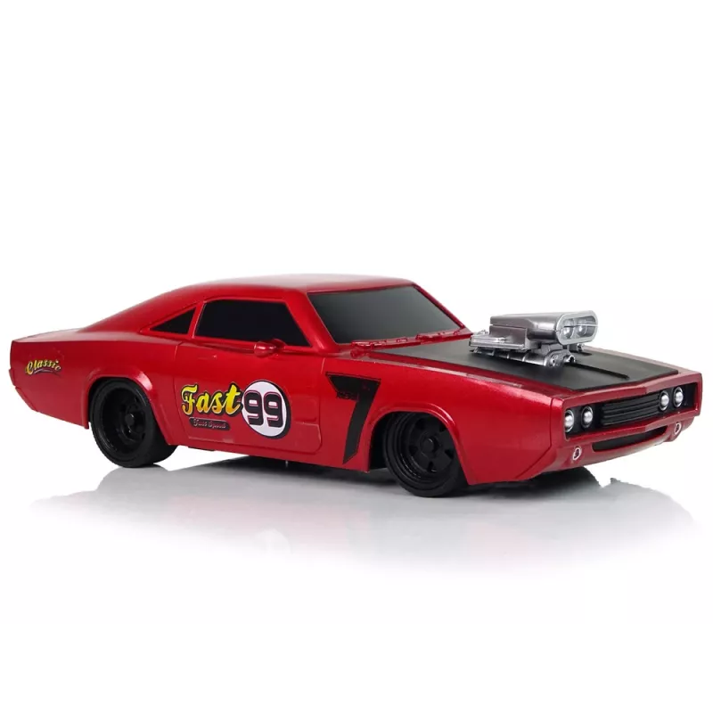 LEAN TOYS Automobilis R/C Sportinis Lipdukas 1:20 Raudonas Pilotas