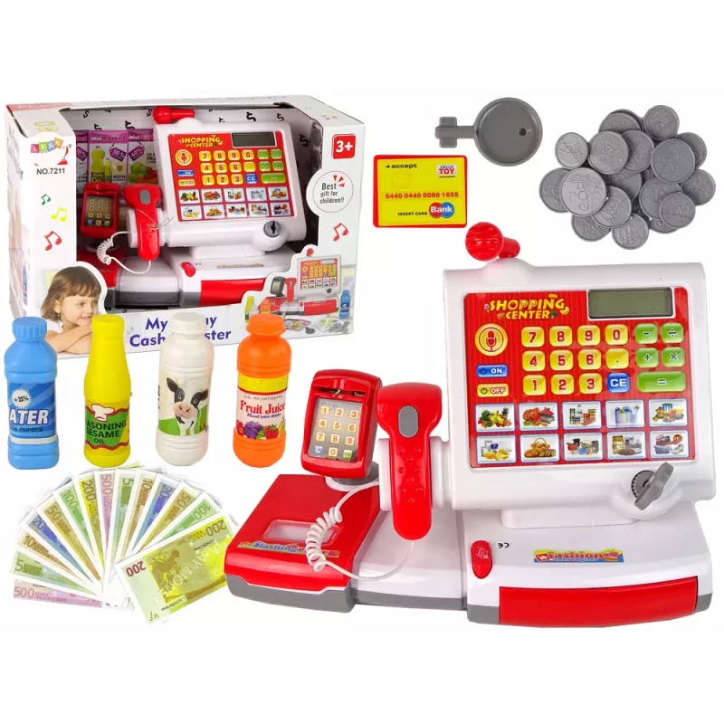 LEAN TOYS Kasos aparatas su jutikliniu ekranu