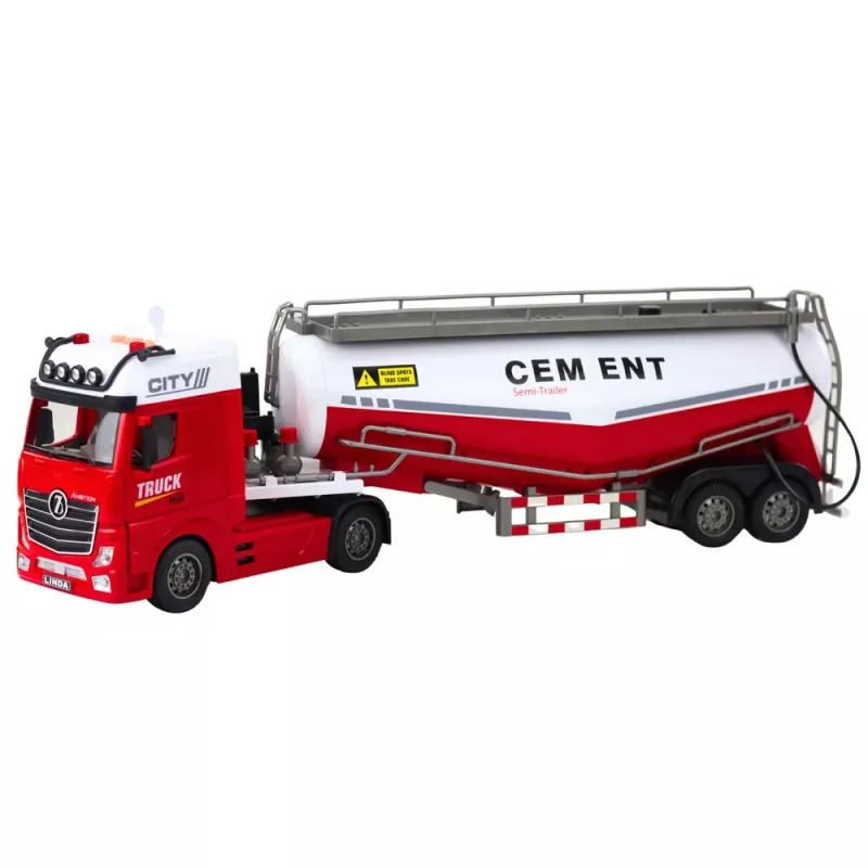 LEAN TOYS cemento cisterna su vandens pylimo funkcija, šviesomis ir garsais