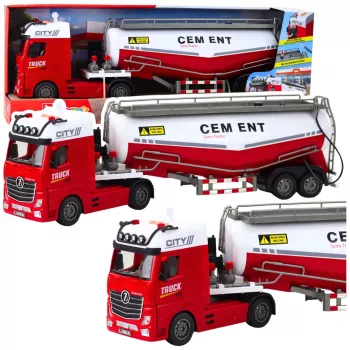 LEAN TOYS cemento cisterna su vandens pylimo funkcija, šviesomis ir garsais