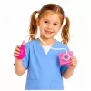 LEAN TOYS Vaikų kraujospūdžio matuoklis su judančia rodykle, rožinis