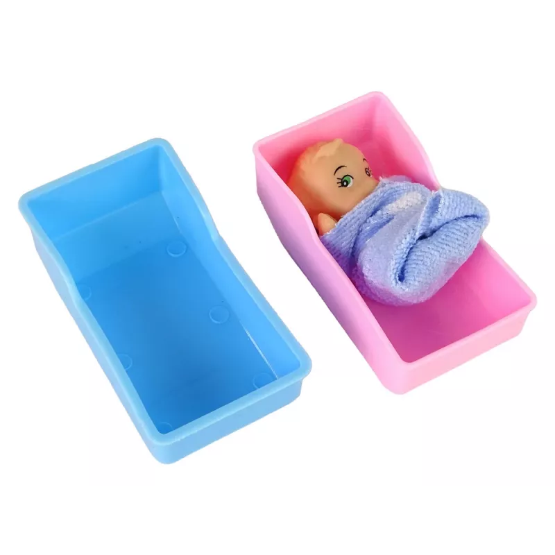 LEAN TOYS Vaikų lėlių daktaro ilgų plaukų aksesuarai