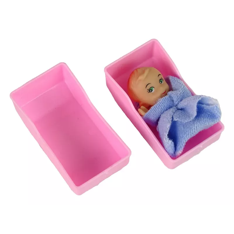 LEAN TOYS Vaikų lėlių daktaro ilgų plaukų aksesuarai