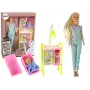 LEAN TOYS Vaikų lėlių daktaro ilgų plaukų aksesuarai