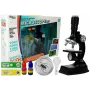 LEAN TOYS Vaikų edukacinis mikroskopas mažajam mokslininkui 900x 600x 100x