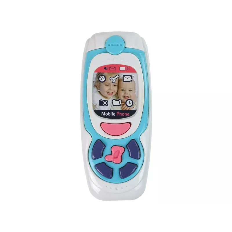 LEAN TOYS Vaikų edukacinis mobilusis telefonas Melody Blue
