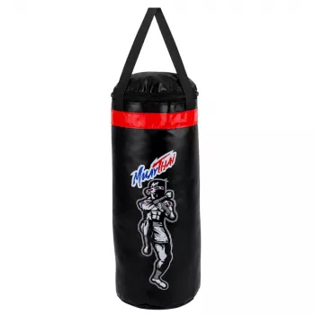 LEAN TOYS Vaikų bokso maišo treniruočių rinkinys su Muay Thai pirštinėmis 65x22cm L