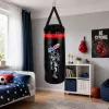 LEAN TOYS Vaikų bokso maišo treniruočių rinkinys su Muay Thai pirštinėmis 65x22cm L