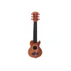 LEAN TOYS Vaikiška gitara su rudu medžio apdaila ir plektru, 6 nailono stygos, akustinė, nuo 3 metų