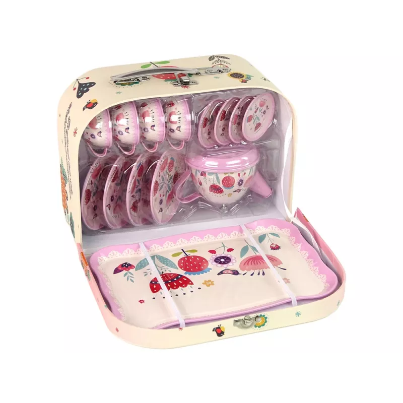 LEAN TOYS Kavos ir arbatos rinkinys lagamine