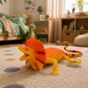 LEAN TOYS Apykaklėtoji driežo guminė figūrėlė, tampri, realistinė, 19 cm