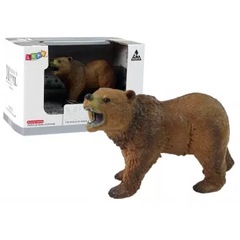 LEAN TOYS Collector's Figurine Brown Bear Animals of the World