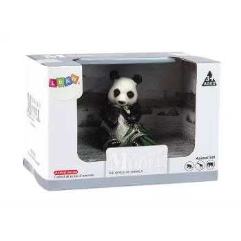 LEAN TOYS Collectoriaus figūrėlė Didžioji panda su bambuku